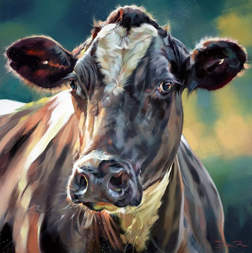 Butter Cup by Debbie Boon - Original Painting on Box Canvas